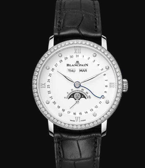 Review Blancpain Villeret Watch Review Villeret Quantième Complet Replica Watch 6264 4628 55B